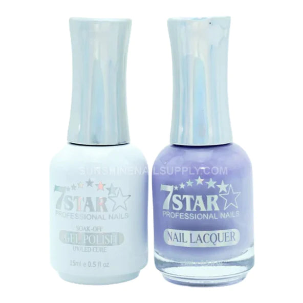 7 Star Nail Lacquer + Gel Polish Matching Pair, 393, 2oz