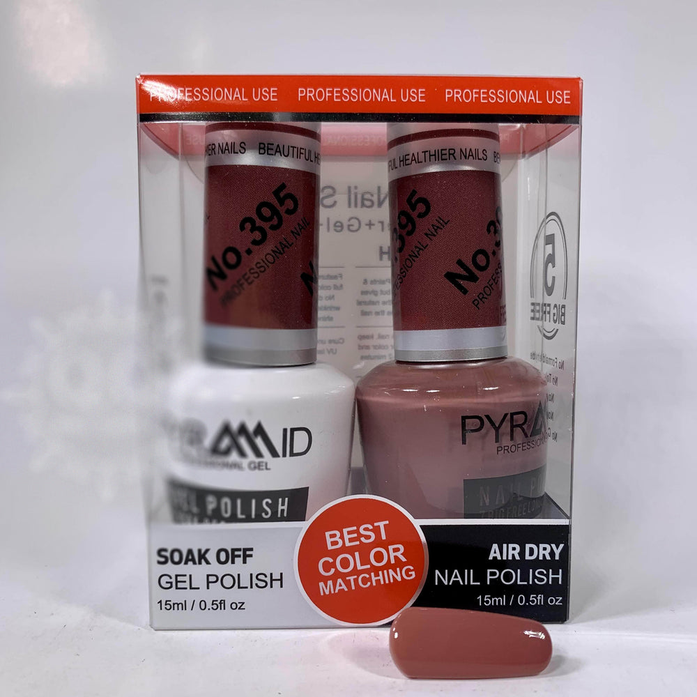 Pyramid Gel Polish + Nail Lacquer, 395, 0.5oz