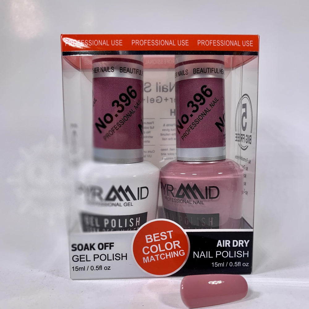 Pyramid Gel Polish + Nail Lacquer, 396, 0.5oz