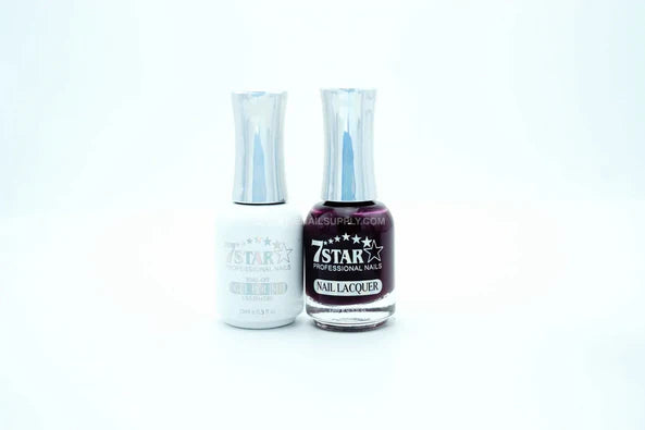 7 Star Nail Lacquer + Gel Polish Matching Pair, 398, 2oz