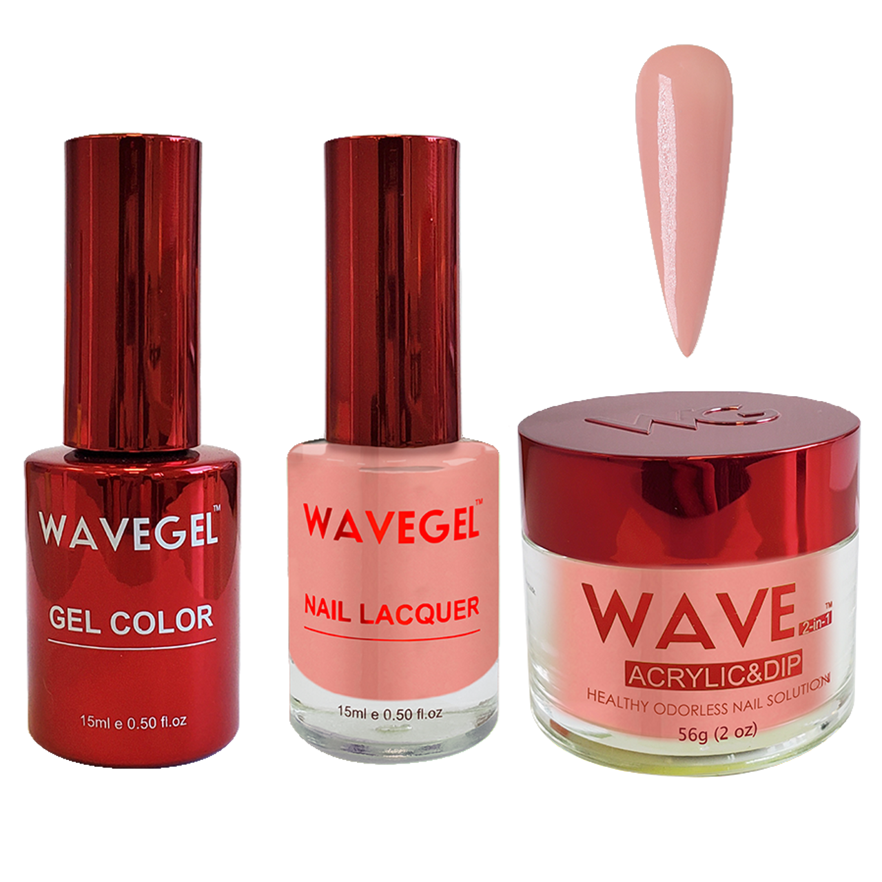 Wave Gel 4in1 Dipping Powder + Gel Polish + Nail Lacquer, QUEEN Collection, 039, Mansa