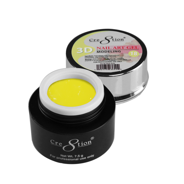 Cre8tion Gel 7.5g - 3D MODELING (36 Colors) Collection - 18