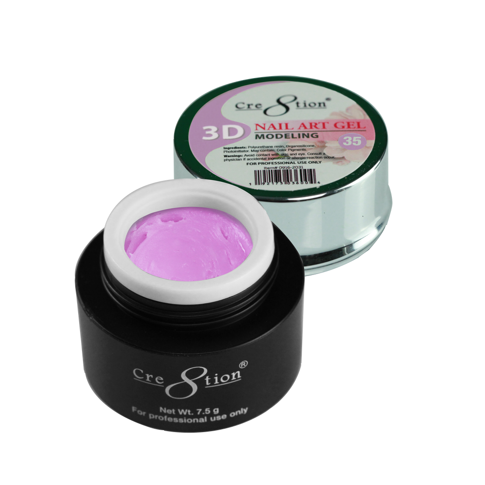 Cre8tion Gel 7.5g - 3D MODELING (36 Colors) Collection - 35