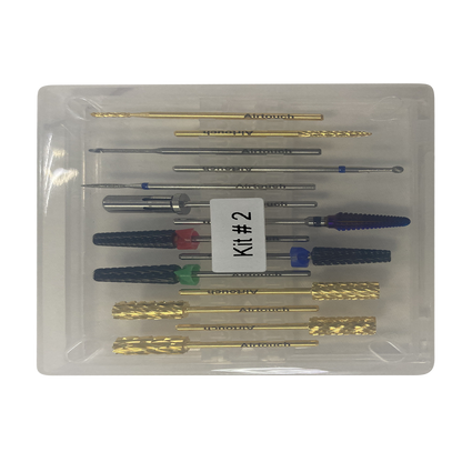 Airtouch Titanium Coated Drill Bit All In One Kit, #2 OK0915LK