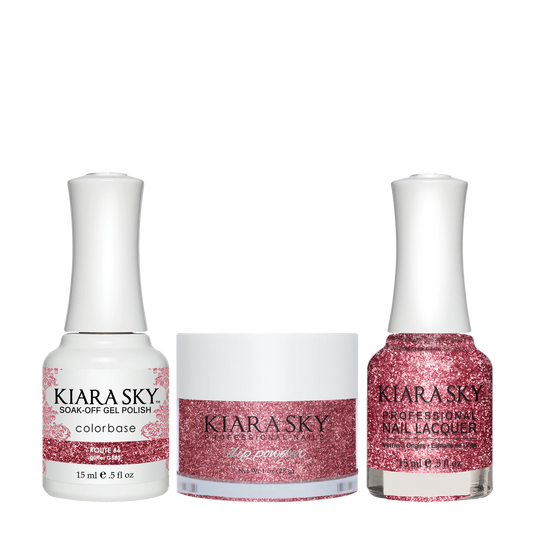 Kiara Sky 3in1 Dipping Powder + Gel Polish + Nail Lacquer, Road Trip Collection, DGL 585, Route 66