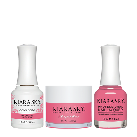 Kiara Sky 3in1 Dipping Powder + Gel Polish + Nail Lacquer, Stargazer Collection, DGL 631, The Cosmos OK1009VD