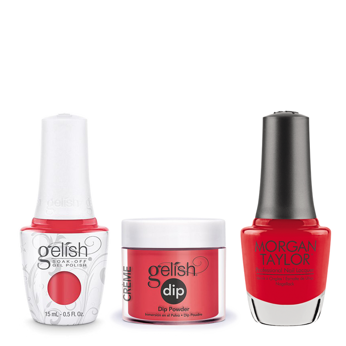 Gelish 3in1 Dipping Powder + Gel Polish + Nail Lacquer, A Petal For Your Thoughts, 886