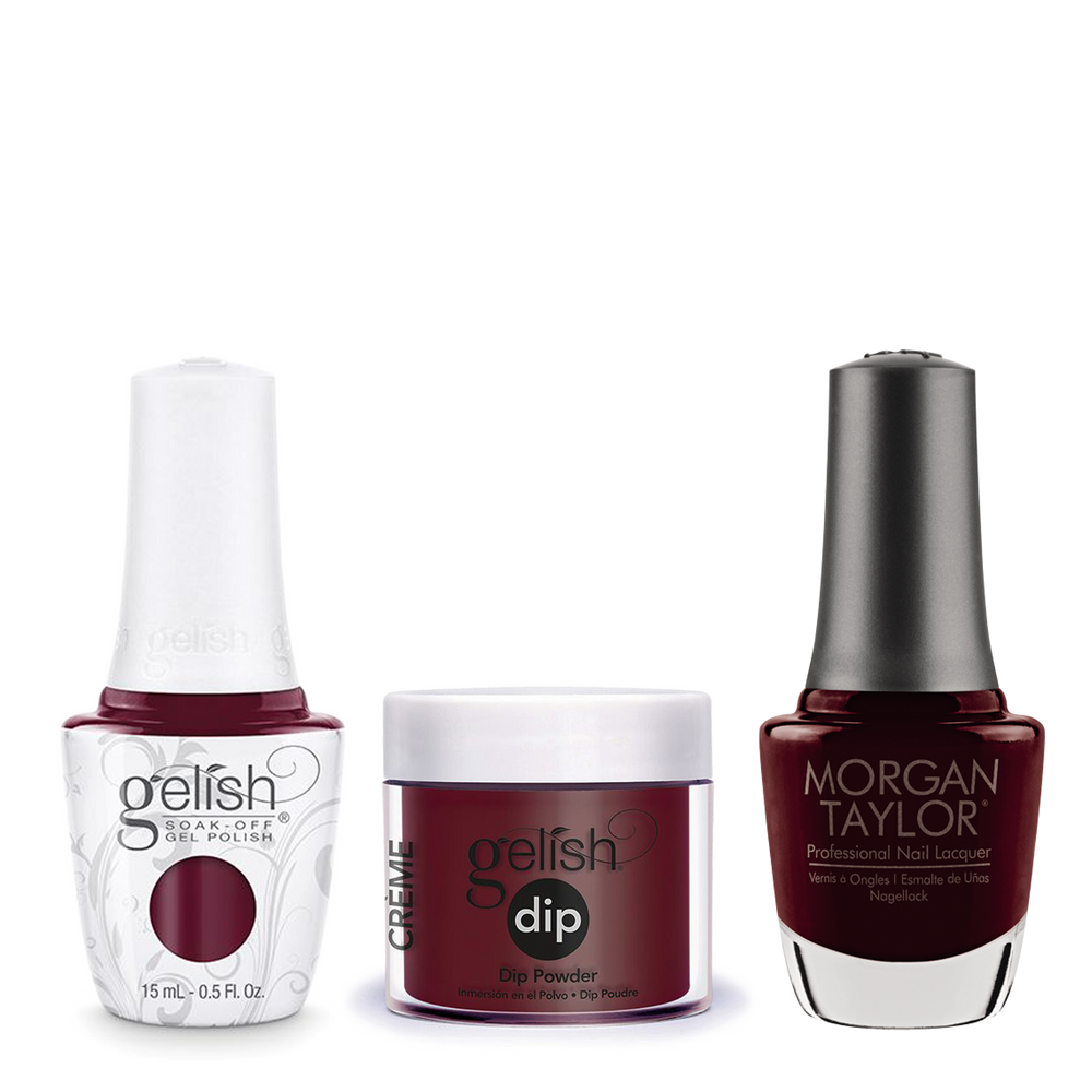 Gelish 3in1 Dipping Powder + Gel Polish + Nail Lacquer, A Touch Of Sass, 185