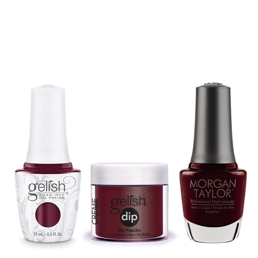 Gelish 3in1 Dipping Powder + Gel Polish + Nail Lacquer, A Touch Of Sass, 185