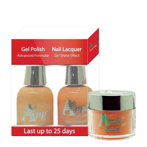 Apple 3in1 Dipping Powder + Gel Polish + Nail Lacquer, 224, Pretty Mary, 2oz