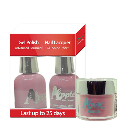 Apple 3in1 Dipping Powder + Gel Polish + Nail Lacquer, 235, Rainbow Dust, 2oz