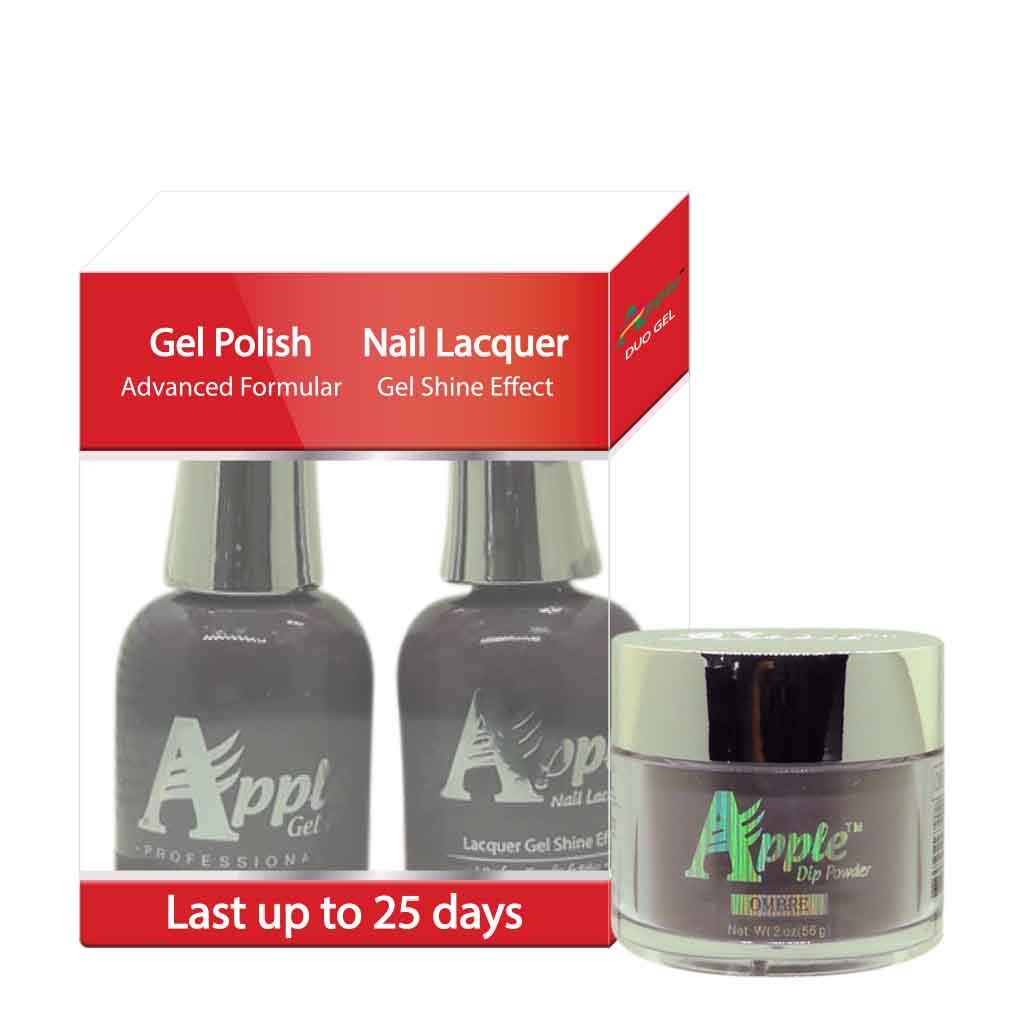 Apple 3in1 Dipping Powder + Gel Polish + Nail Lacquer, 240, Raspberry Twist, 2oz