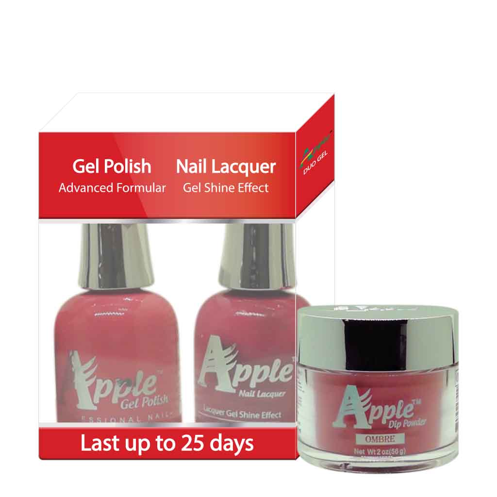 Apple 3in1 Dipping Powder + Gel Polish + Nail Lacquer, 259, Pixy Dust, 2oz