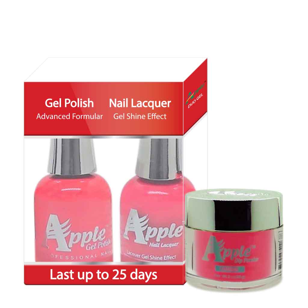 Apple 3in1 Dipping Powder + Gel Polish + Nail Lacquer, 260, Sweet Primise, 2oz