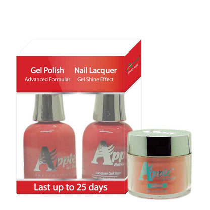 Apple 3in1 Dipping Powder + Gel Polish + Nail Lacquer, 262, Forever Pink, 2oz