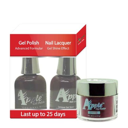 Apple 3in1 Dipping Powder + Gel Polish + Nail Lacquer, 271, City Drive, 2oz