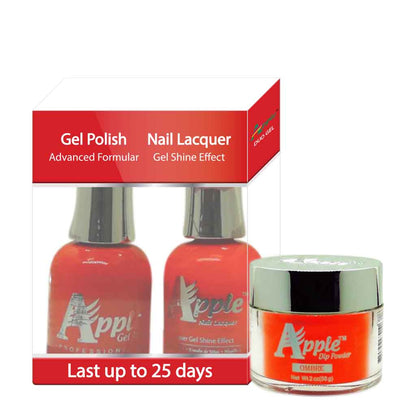 Apple 3in1 Dipping Powder + Gel Polish + Nail Lacquer, 275, Away On Mars, 2oz