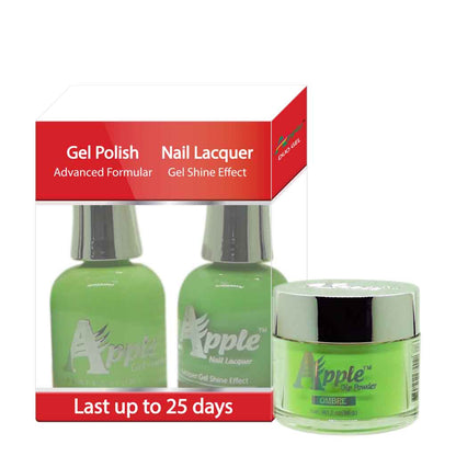 Apple 3in1 Dipping Powder + Gel Polish + Nail Lacquer, 280, Key Line, 2oz