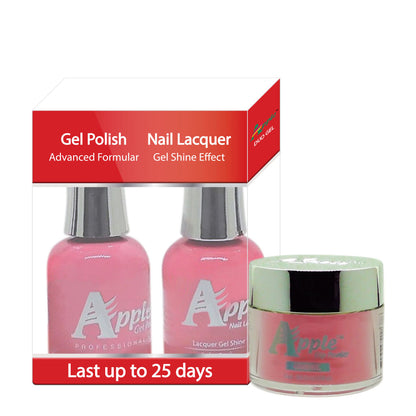 Apple 3in1 Dipping Powder + Gel Polish + Nail Lacquer, 289, Leslie, 2oz