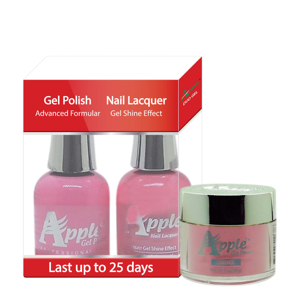 Apple 3in1 Dipping Powder + Gel Polish + Nail Lacquer, 291, Beauty Of Luck, 2oz