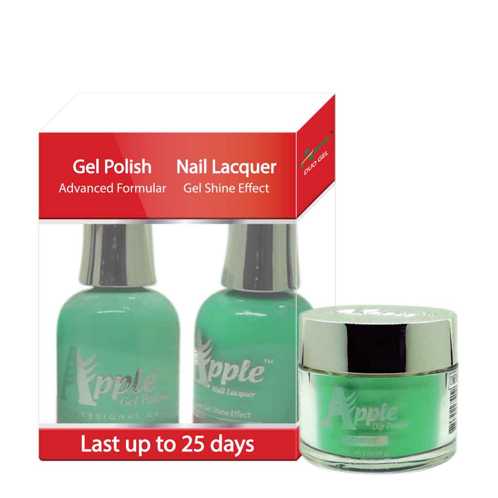 Apple 3in1 Dipping Powder + Gel Polish + Nail Lacquer, 309, Utopia, 2oz