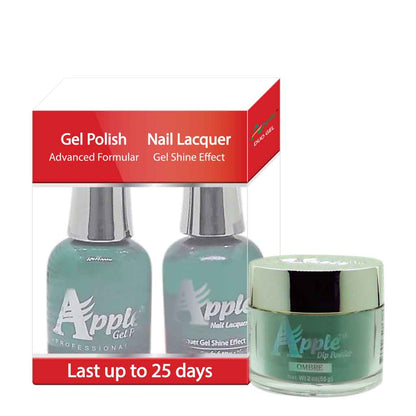 Apple 3in1 Dipping Powder + Gel Polish + Nail Lacquer, 315, Floating Cloud, 2oz