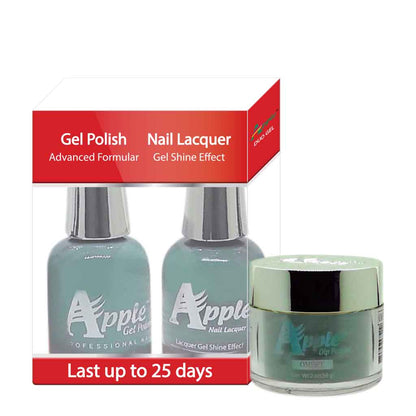 Apple 3in1 Dipping Powder + Gel Polish + Nail Lacquer, 324, Cosmo Temp, 2oz