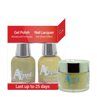 Apple 3in1 Dipping Powder + Gel Polish + Nail Lacquer, 325, Good Samaritan, 2oz