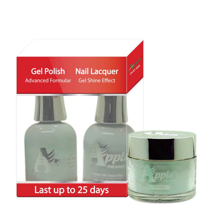 Apple 3in1 Dipping Powder + Gel Polish + Nail Lacquer, 327, Sugar Cookie, 2oz