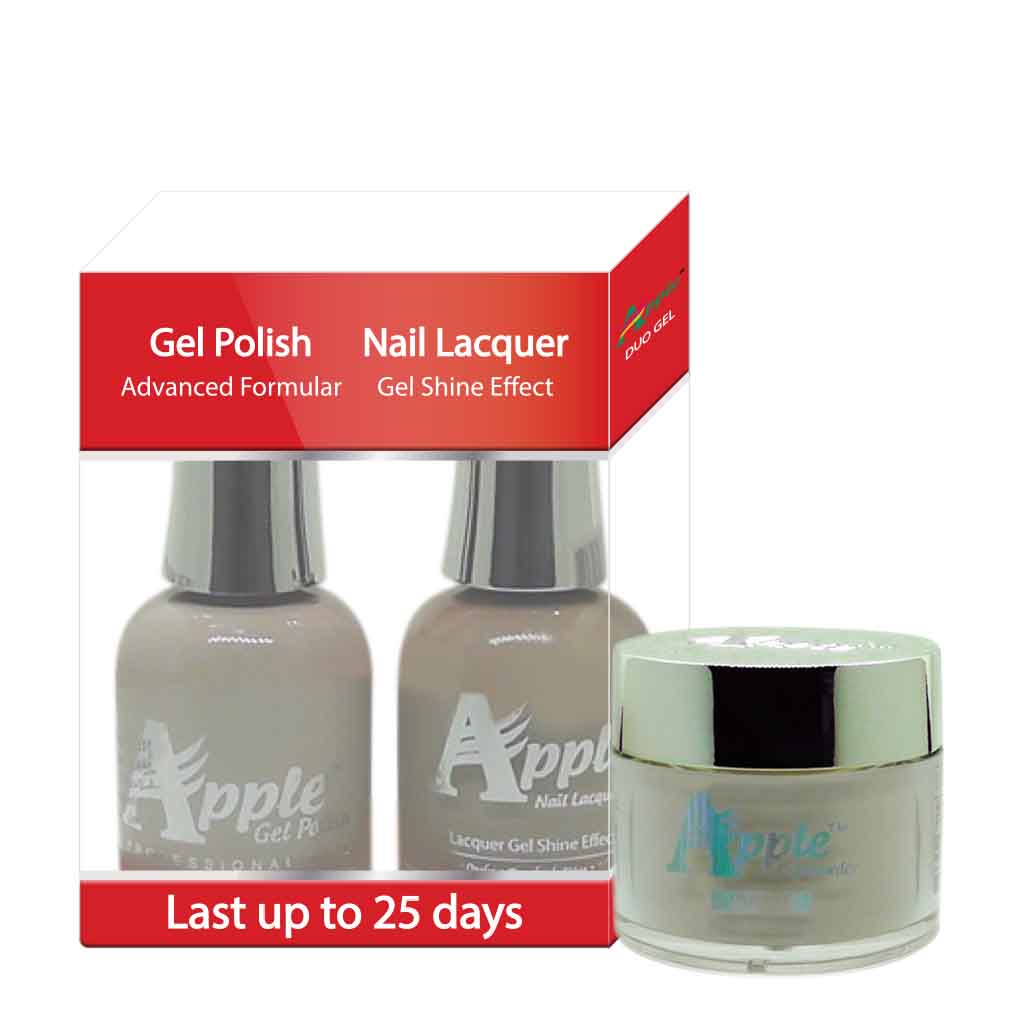 Apple 3in1 Dipping Powder + Gel Polish + Nail Lacquer, 328, Pinky Star, 2oz