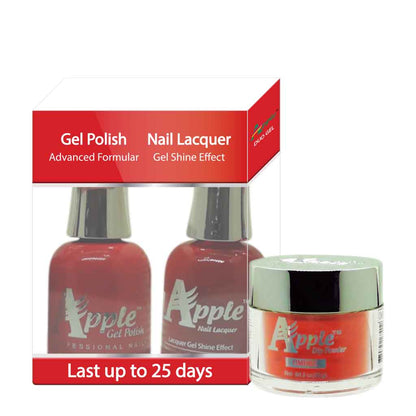 Apple 3in1 Dipping Powder + Gel Polish + Nail Lacquer, 329, Rarity, 2oz