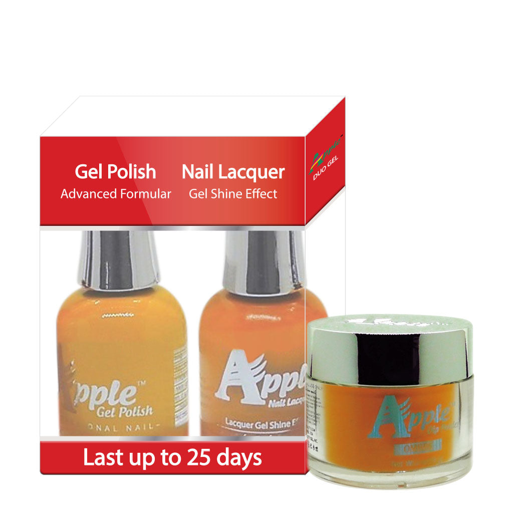 Apple 3in1 Dipping Powder + Gel Polish + Nail Lacquer, 337, Sugar Cookie, 2oz