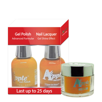 Apple 3in1 Dipping Powder + Gel Polish + Nail Lacquer, 337, Sugar Cookie, 2oz