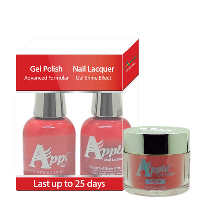 Apple 3in1 Dipping Powder + Gel Polish + Nail Lacquer, 355, Jamaica, 2oz