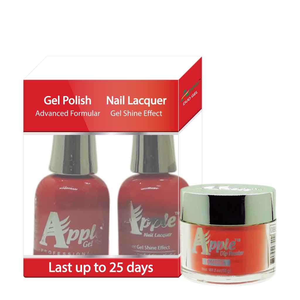 Apple 3in1 Dipping Powder + Gel Polish + Nail Lacquer, 358, Blush Touch, 2oz