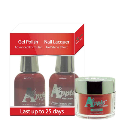 Apple 3in1 Dipping Powder + Gel Polish + Nail Lacquer, 373, First Date, 2oz