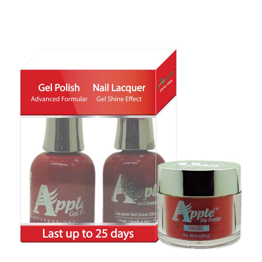 Apple 3in1 Dipping Powder + Gel Polish + Nail Lacquer, 377, Hard Stud, 2oz