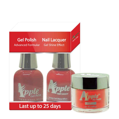 Apple 3in1 Dipping Powder + Gel Polish + Nail Lacquer, 378, Tender Feather, 2oz