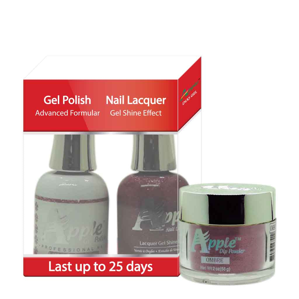 Apple 3in1 Dipping Powder + Gel Polish + Nail Lacquer, 479, Beauty N Wonder, 2oz