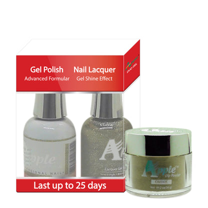 Apple 3in1 Dipping Powder + Gel Polish + Nail Lacquer, 485, Cosmo Cloud, 2oz