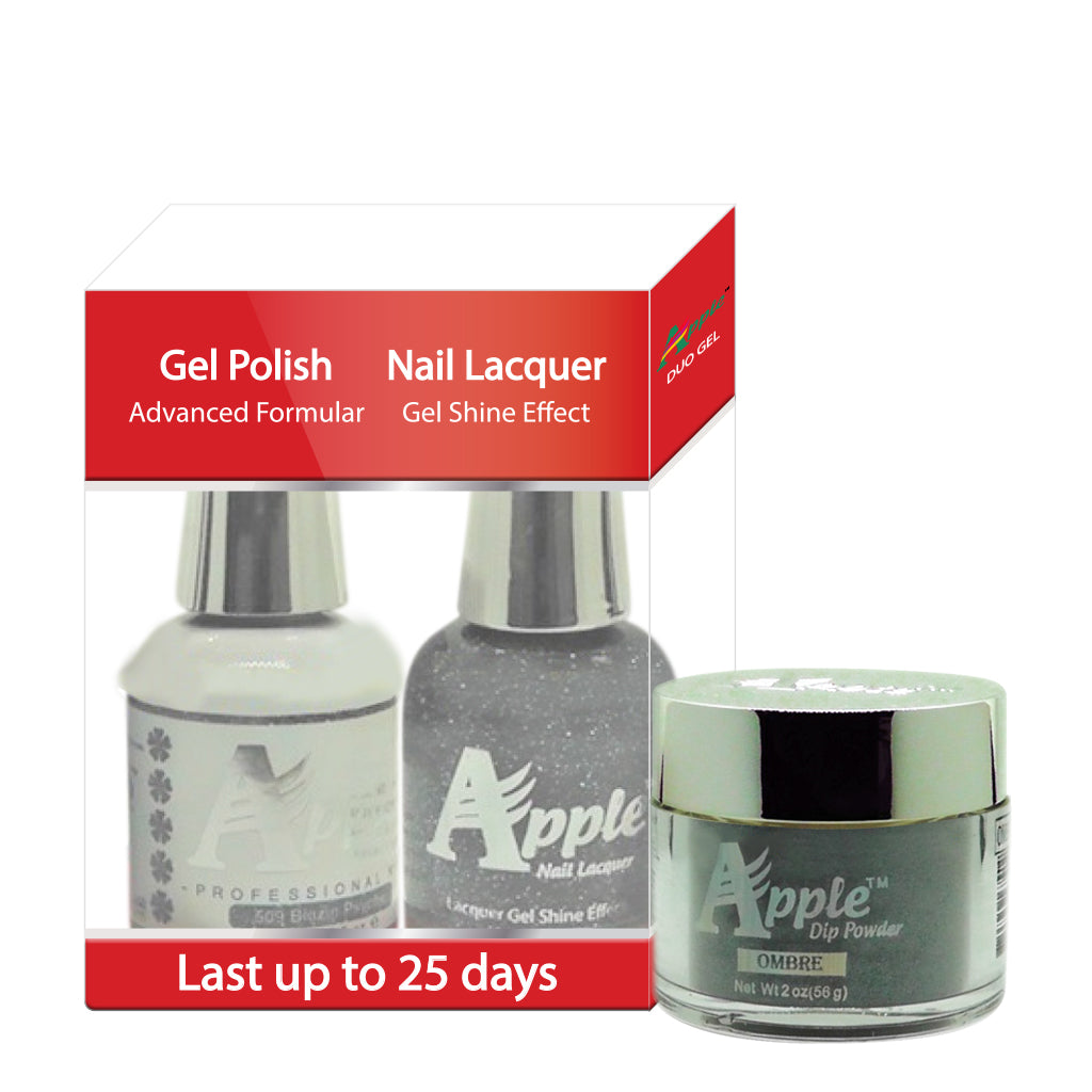 Apple 3in1 Dipping Powder + Gel Polish + Nail Lacquer, 509, Blazin Psychic, 2oz