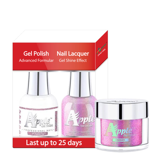 Apple 3in1 Dipping Powder + Gel Polish + Nail Lacquer, 5G Collection, 586, Morning Lavender KK0920