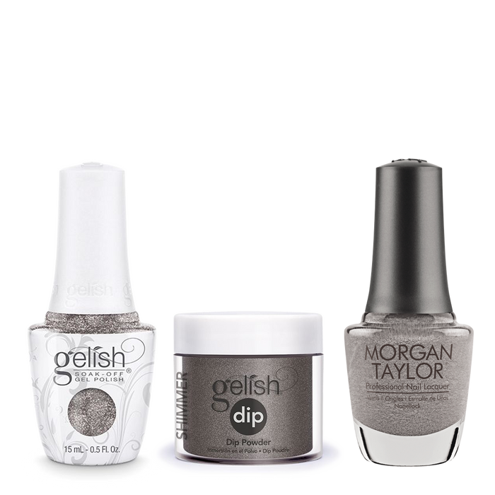 Gelish 3in1 Dipping Powder + Gel Polish + Nail Lacquer, Chain Reaction, 067
