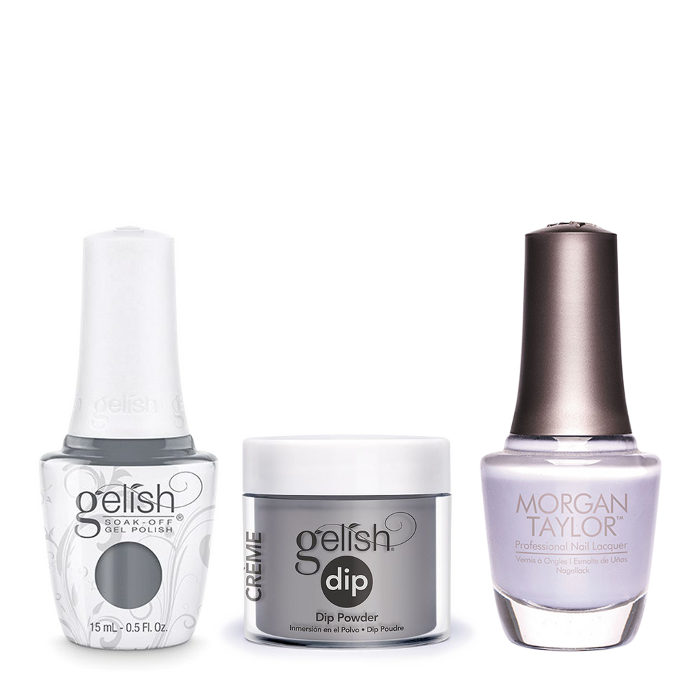 Gelish 3in1 Dipping Powder + Gel Polish + Nail Lacquer, Clean Slate, 939