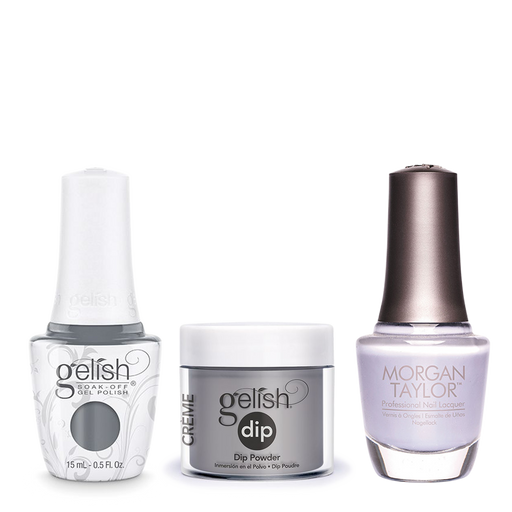 Gelish 3in1 Dipping Powder + Gel Polish + Nail Lacquer, Clean Slate, 939