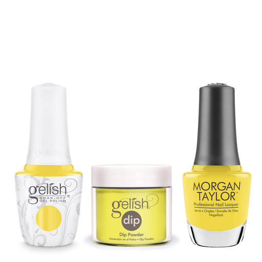 Gelish 3in1 Dipping Powder + Gel Polish + Nail Lacquer, Rocketman Collection, 351, Glow Like A Star OK0425VD