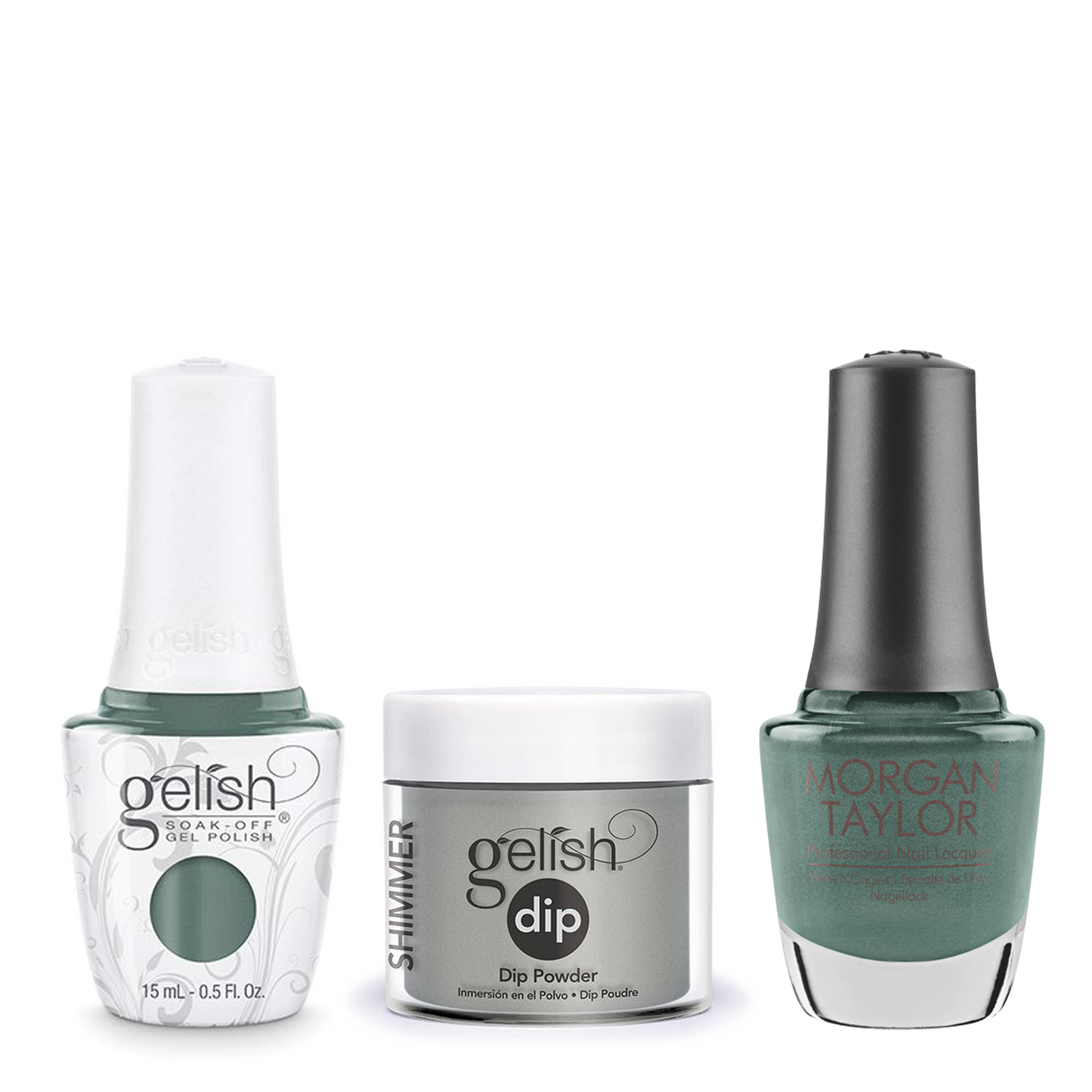 Gelish 3in1 Dipping Powder + Gel Polish + Nail Lacquer, Holy Cow-girl, 188N/800