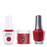 Gelish 3in1 Dipping Powder + Gel Polish + Nail Lacquer, Hot Rod Red, 861