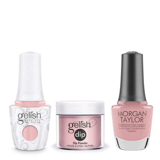 Gelish 3in1 Dipping Powder + Gel Polish + Nail Lacquer 1, The Color Of Petals Collection, 342, I Feel Flower-Full OK0115LK