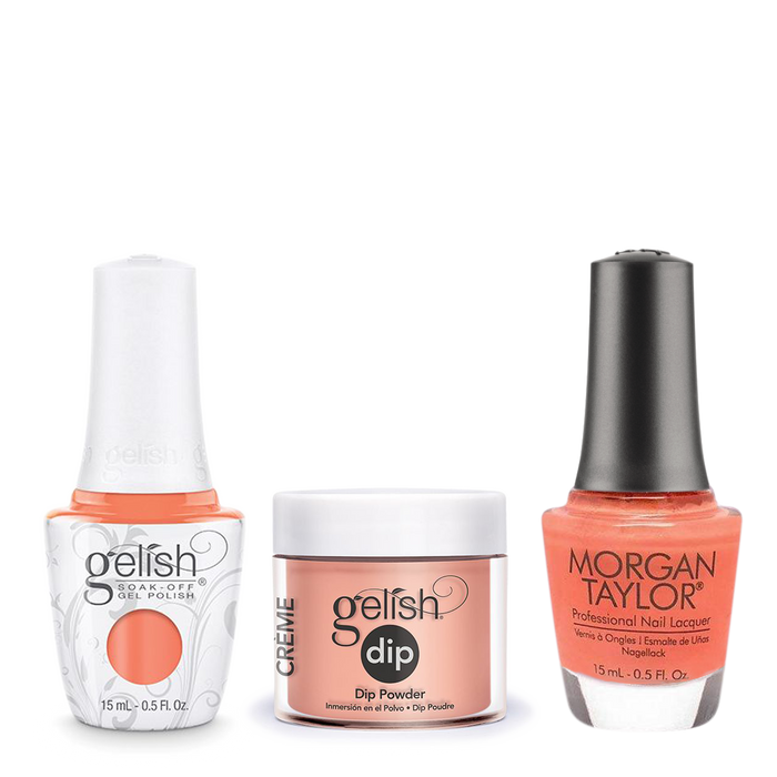 Gelish 3in1 Dipping Powder + Gel Polish + Nail Lacquer, I'm Brighter Than You, 917